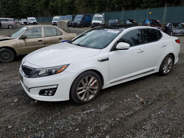 5XXGR4A67EG337690 - 2014 KIA OPTIMA SX WHITE photo 1