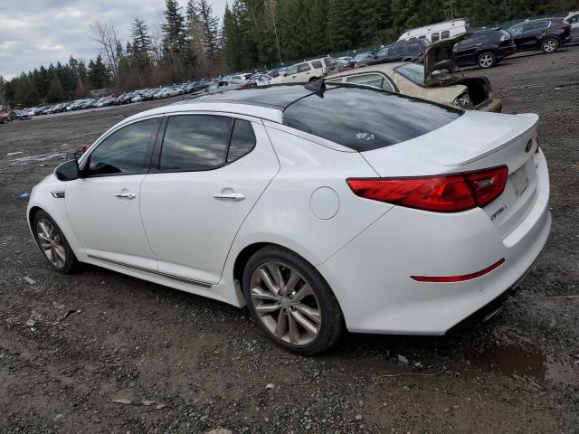 5XXGR4A67EG337690 - 2014 KIA OPTIMA SX WHITE photo 2