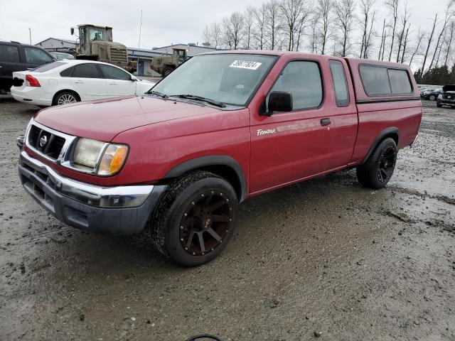 1N6DD26S1WC323598 - 1998 NISSAN FRONTIER KING CAB XE RED photo 1