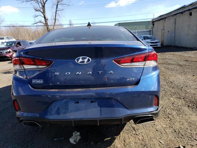 5NPE34AB9KH784401 - 2019 HYUNDAI SONATA LIMITED TURBO BLUE photo 6