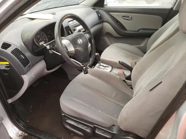 KMHDU4AD3AU115356 - 2010 HYUNDAI ELANTRA BLUE GRAY photo 7