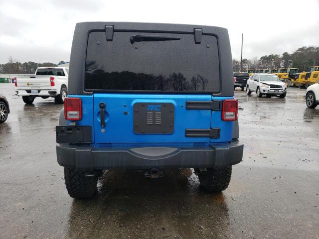 1C4BJWDG4FL508740 - 2015 JEEP WRANGLER U SPORT ლურჯი ფოტო 6