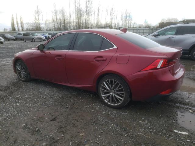 JTHCF1D21F5025609 - 2015 LEXUS IS 250 RED photo 2