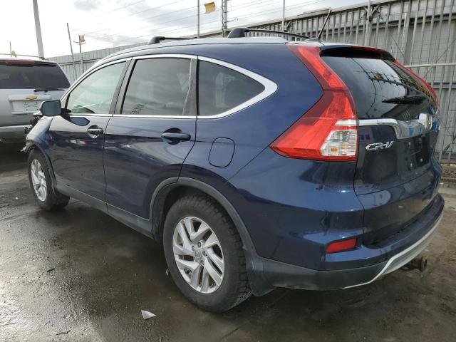 2HKRM4H78GH635873 - 2016 HONDA CR-V EXL BLUE photo 2