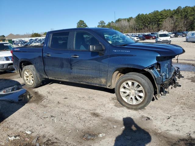 3GCPYBEK4MG124139 - 2021 CHEVROLET SILVERADO K1500 CUSTOM BLUE photo 4