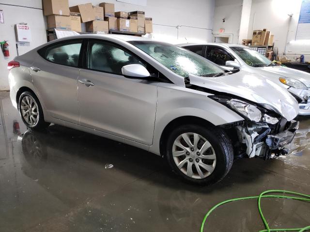 KMHDH4AE5CU268014 - 2012 HYUNDAI ELANTRA GLS SILVER photo 4