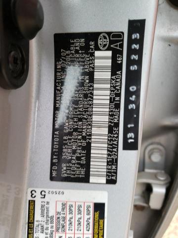 2T1BR30E08C877343 - 2008 TOYOTA COROLLA CE SILVER photo 12