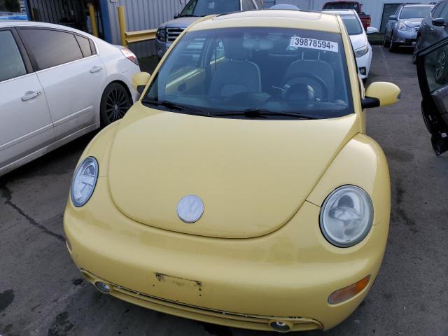 3VWCK31C64M423845 - 2004 VOLKSWAGEN NEW BEETLE GLS YELLOW photo 5