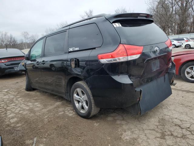 5TDKK3DC8DS369426 - 2013 TOYOTA SIENNA LE BLACK photo 2