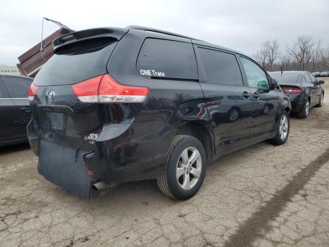 5TDKK3DC8DS369426 - 2013 TOYOTA SIENNA LE BLACK photo 3