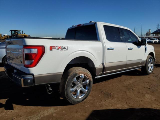 1FTFW1ED0NFA16505 - 2022 FORD F150 SUPERCREW WHITE photo 3