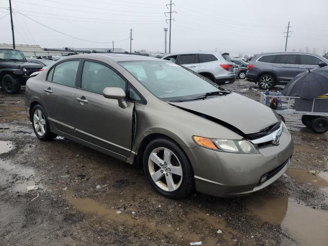 1HGFA16887L004317 - 2007 HONDA CIVIC EX GRAY photo 4