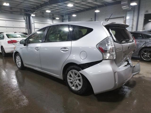 JTDZN3EU2D3204955 - 2013 TOYOTA PRIUS V SILVER photo 2