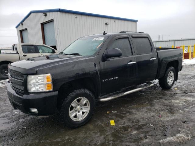 2GCEK13M871684444 - 2007 CHEVROLET SILVERADO K1500 CREW CAB BLACK photo 1