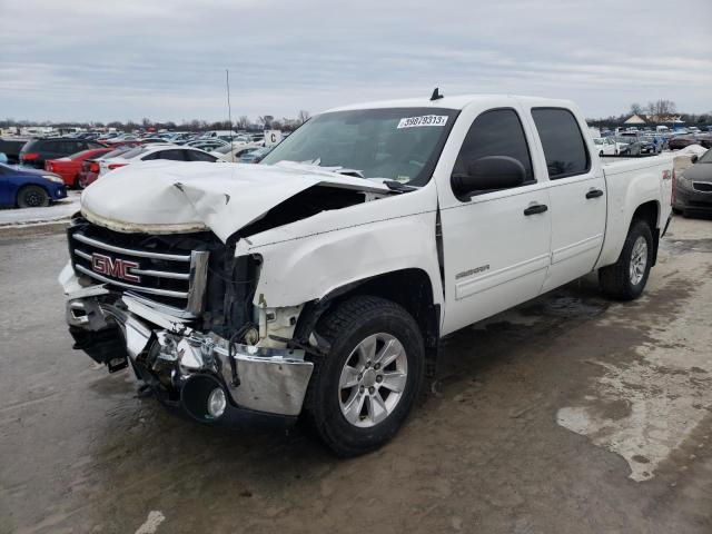 3GTP2VE70CG250575 - 2012 GMC SIERRA K1500 SLE WHITE photo 1