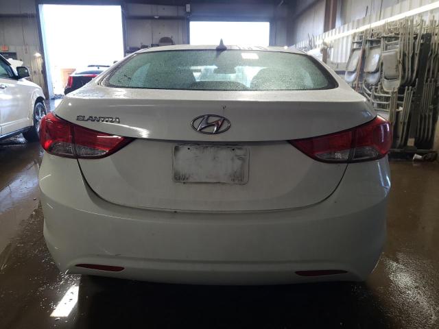 5NPDH4AE1DH411296 - 2013 HYUNDAI ELANTRA GLS WHITE photo 6