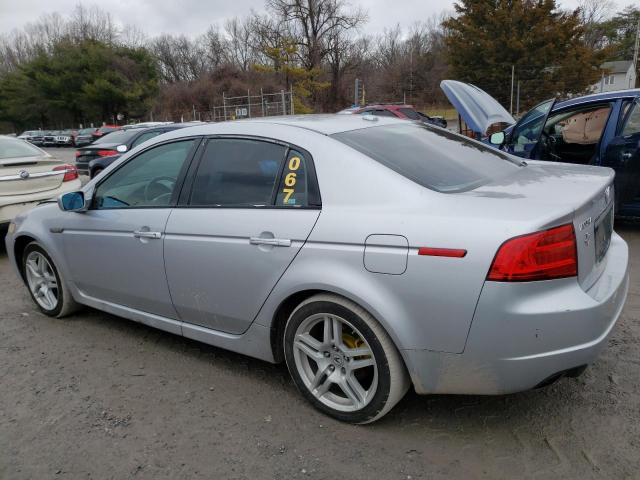 19UUA66224A026286 - 2004 ACURA TL SILVER photo 2