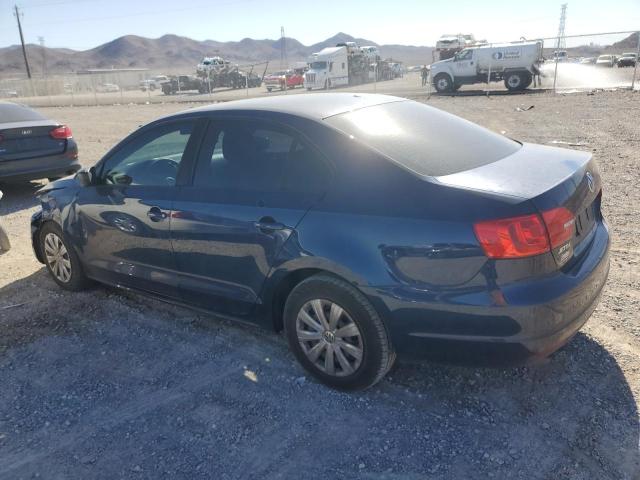 3VW2K7AJ5CM308461 - 2012 VOLKSWAGEN JETTA BASE BLUE photo 2