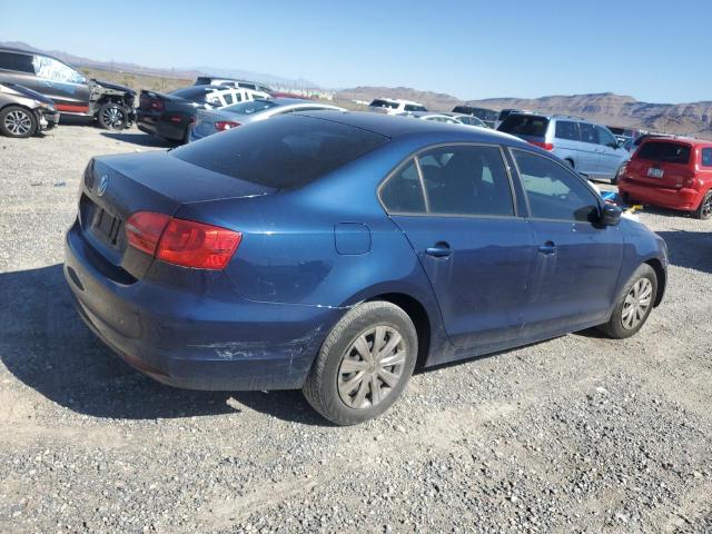 3VW2K7AJ5CM308461 - 2012 VOLKSWAGEN JETTA BASE BLUE photo 3