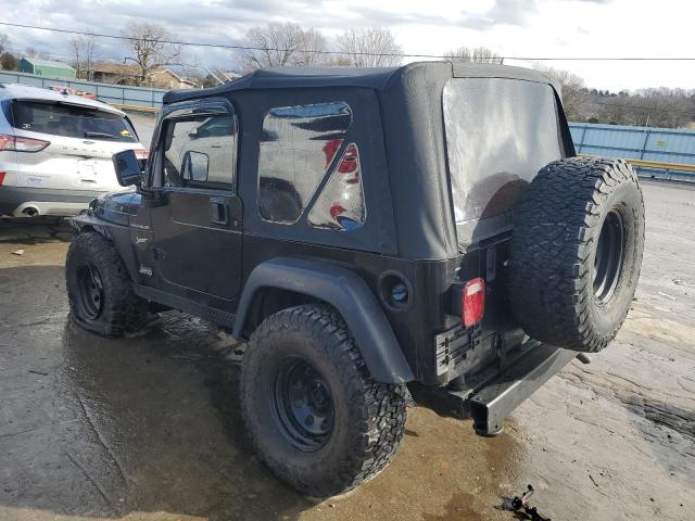 1J4FA49S22P757649 - 2002 JEEP WRANGLER / SPORT BLACK photo 2