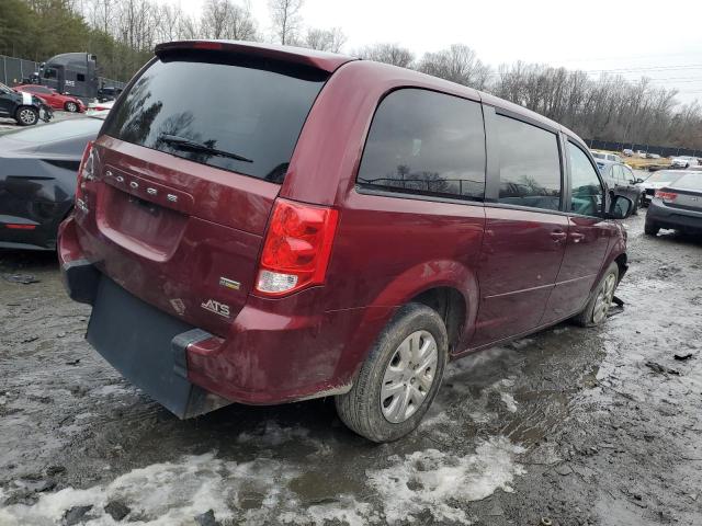 2C4RDGBG3HR554780 - 2017 DODGE GRAND CARA SE BURGUNDY photo 3