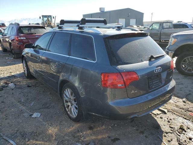 WAUKF78E08A134364 - 2008 AUDI A4 2.0T AVANT QUATTRO GRAY photo 2