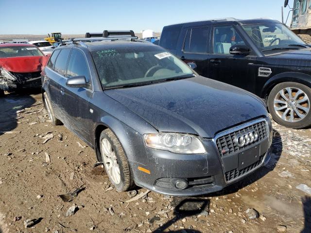 WAUKF78E08A134364 - 2008 AUDI A4 2.0T AVANT QUATTRO GRAY photo 4