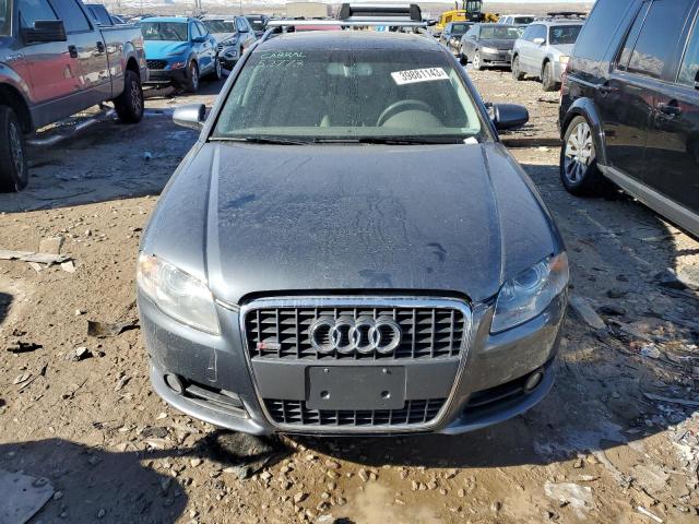 WAUKF78E08A134364 - 2008 AUDI A4 2.0T AVANT QUATTRO GRAY photo 5