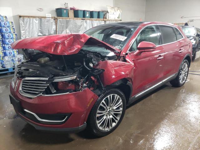 2LMTJ8LR5GBL49697 - 2016 LINCOLN MKX RESERVE 红色 照片 1