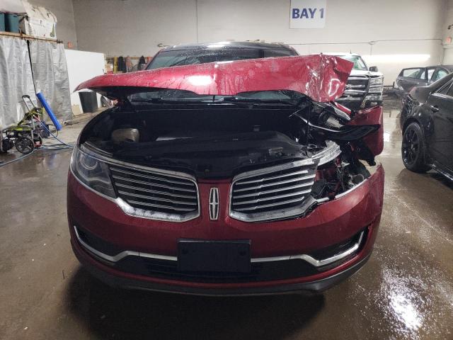 2LMTJ8LR5GBL49697 - 2016 LINCOLN MKX RESERVE 红色 照片 5