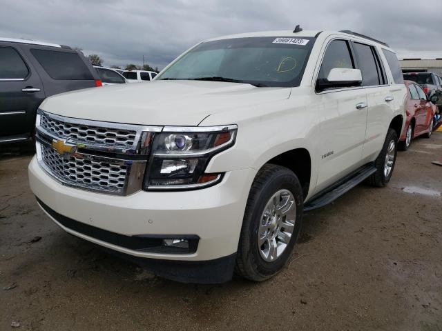 1GNSCBKC9FR139865 - 2015 CHEVROLET TAHOE C1500 LT WHITE photo 1