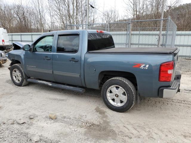 3GCPKSE7XCG270251 - 2012 CHEVROLET SILVERADO K1500 LT BLUE photo 2