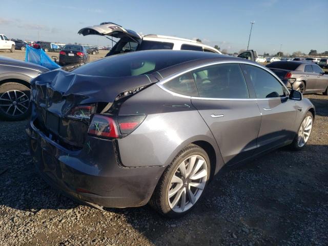 5YJ3E1EA7LF661195 - 2020 TESLA MODEL 3 GRAY photo 3