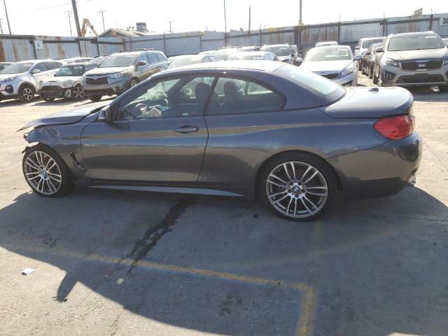 WBA3V7C55G5A28744 - 2016 BMW 428 I SULEV GRAY photo 2