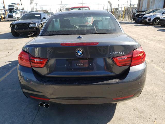 WBA3V7C55G5A28744 - 2016 BMW 428 I SULEV GRAY photo 6