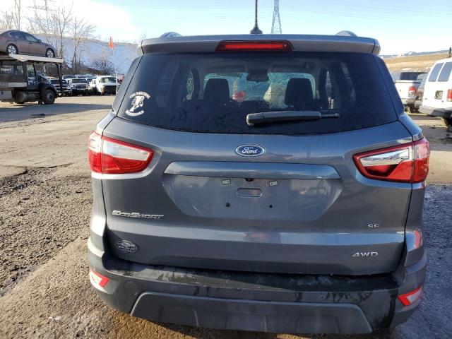 MAJ6S3GLXKC257518 - 2019 FORD ECOSPORT SE Grafito foto 6