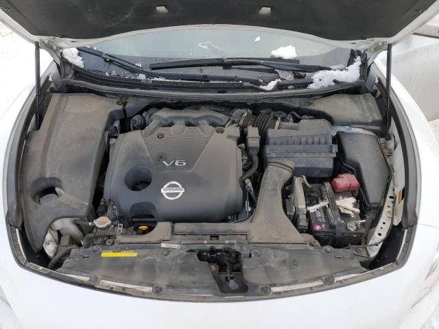 1N4AA5AP4BC824309 - 2011 NISSAN MAXIMA S WHITE photo 11