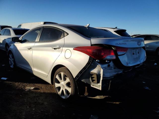 5NPDH4AE1DH210479 - 2013 HYUNDAI ELANTRA GLS SILVER photo 2