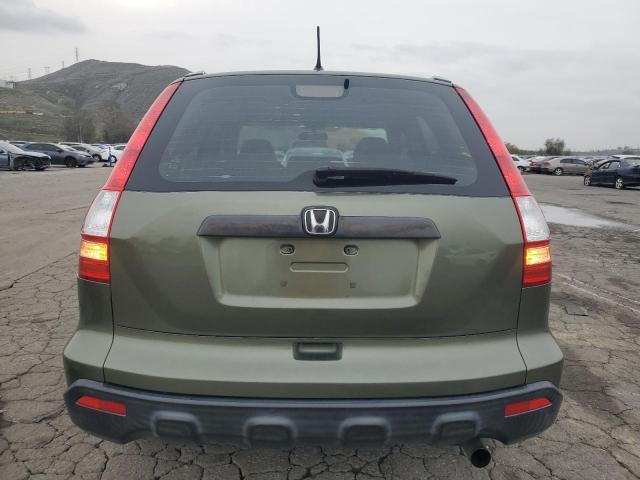 JHLRE38378C008635 - 2008 HONDA CR-V LX GREEN photo 6