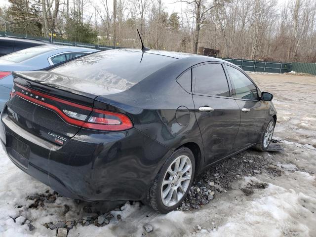 1C3CDFCH7DD324295 - 2013 DODGE DART LIMITED BLACK photo 3