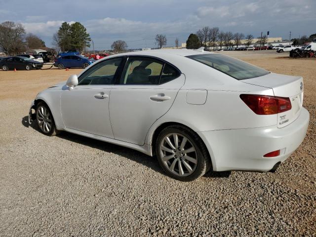 JTHBK262X85075308 - 2008 LEXUS IS 250 WHITE photo 2