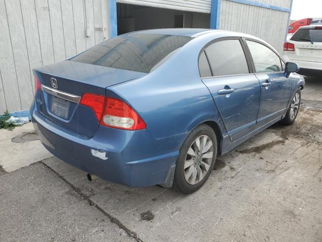 19XFA1F82AE061370 - 2010 HONDA CIVIC EX BLUE photo 3