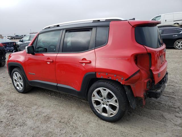 ZACCJADT0FPB73871 - 2015 JEEP RENEGADE LIMITED RED photo 2