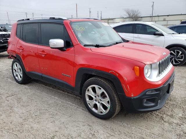 ZACCJADT0FPB73871 - 2015 JEEP RENEGADE LIMITED RED photo 4