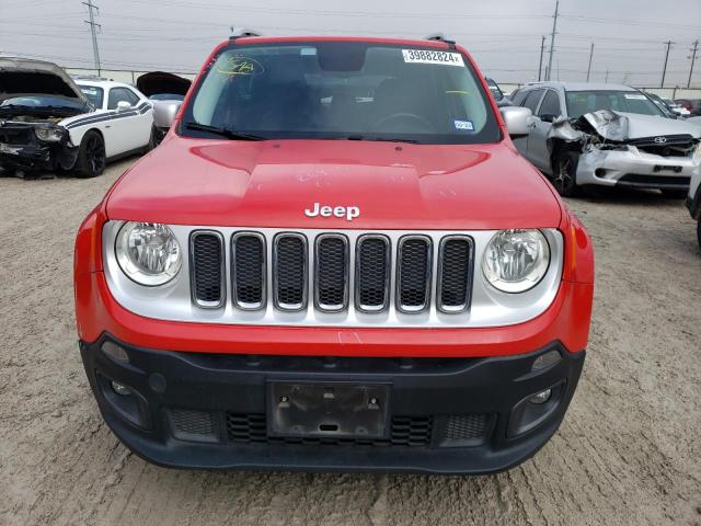 ZACCJADT0FPB73871 - 2015 JEEP RENEGADE LIMITED RED photo 5