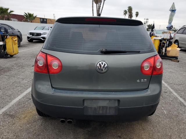 WVWDS71K37W178593 - 2007 VOLKSWAGEN RABBIT GRAY photo 6