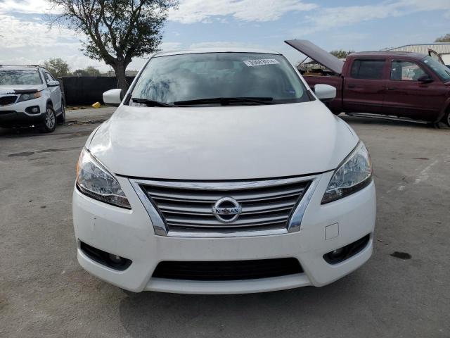 3N1AB7AP4EY261408 - 2014 NISSAN SENTRA S WHITE photo 5