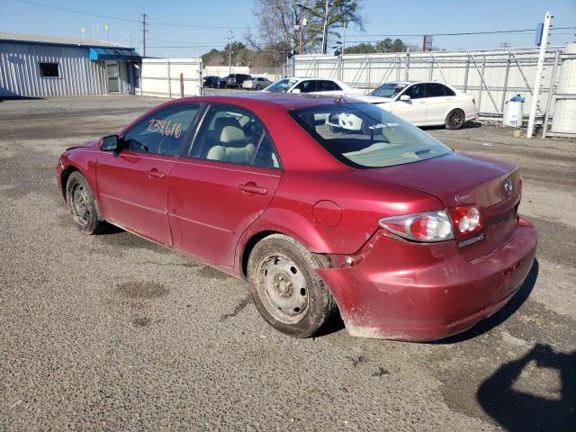 1YVFP80C765M53701 - 2006 MAZDA 6 I RED photo 2