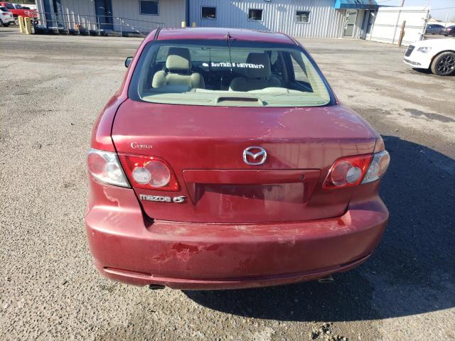 1YVFP80C765M53701 - 2006 MAZDA 6 I RED photo 6