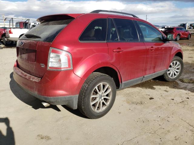 2FMDK48C87BB20716 - 2007 FORD EDGE SEL RED photo 3